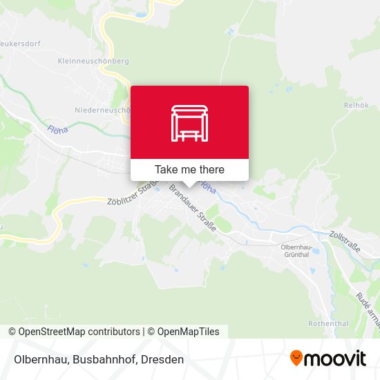 Карта Olbernhau, Busbahnhof