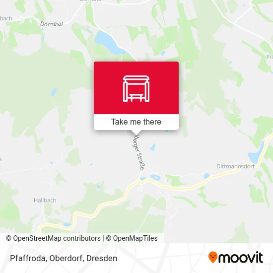 Pfaffroda, Oberdorf map