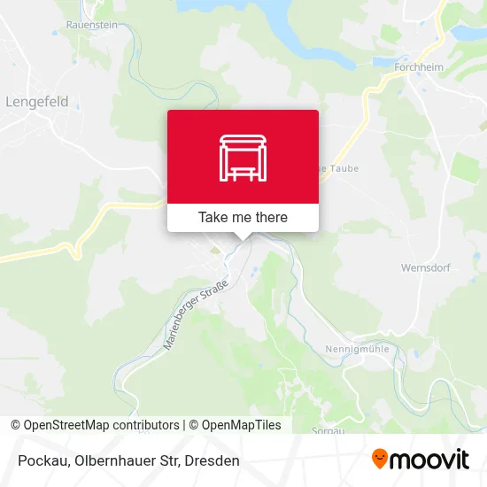 Pockau, Olbernhauer Str map
