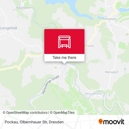 Карта Pockau, Olbernhauer Str