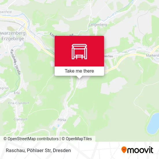 Карта Raschau, Pöhlaer Str