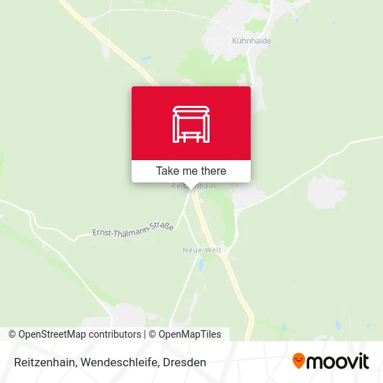 Карта Reitzenhain, Wendeschleife