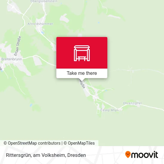 Карта Rittersgrün, am Volksheim