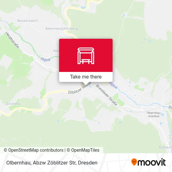Карта Olbernhau, Abzw Zöblitzer Str
