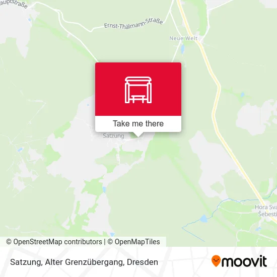 Satzung, Alter Grenzübergang map