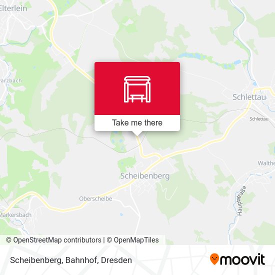 Карта Scheibenberg, Bahnhof
