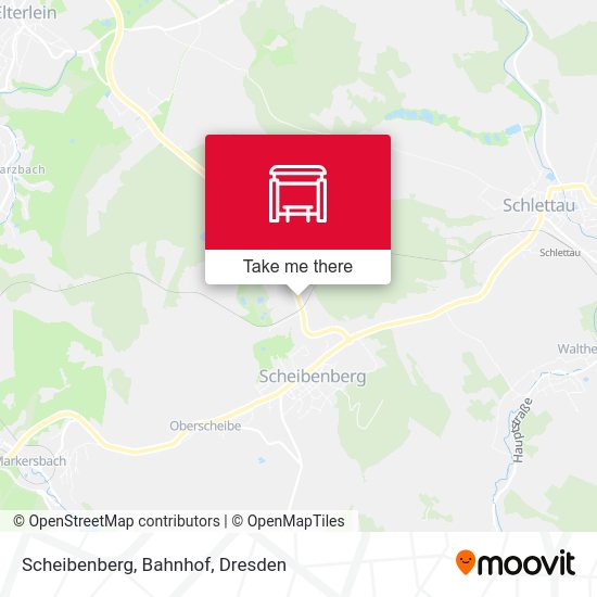 Карта Scheibenberg, Bahnhof