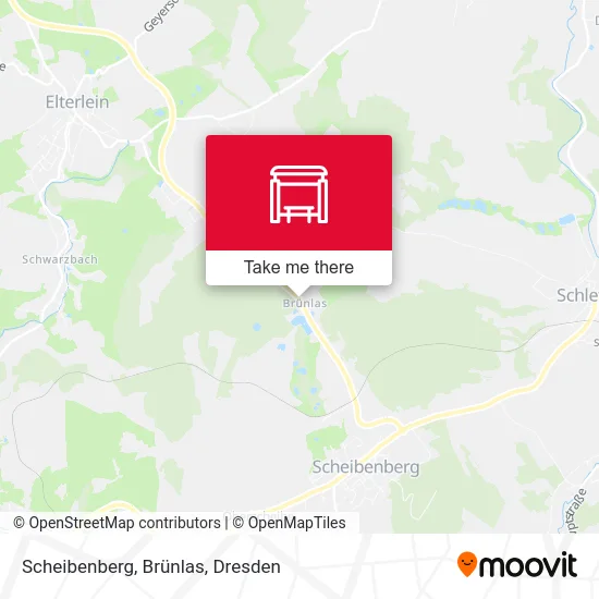 Карта Scheibenberg, Brünlas