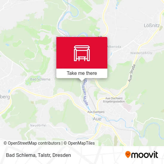 Карта Bad Schlema, Talstr