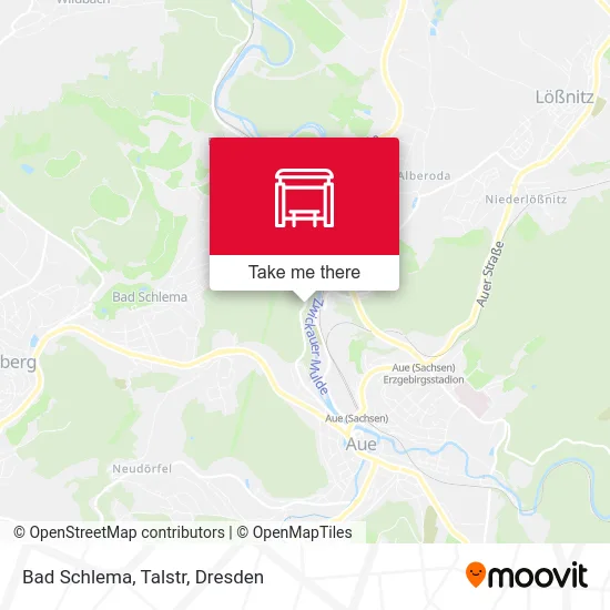 Карта Bad Schlema, Talstr