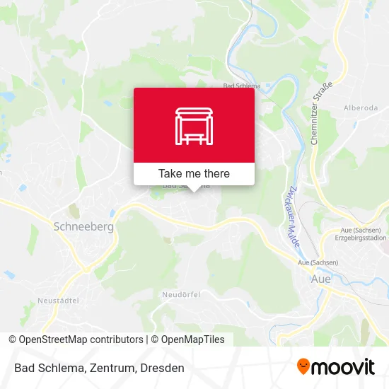 Карта Bad Schlema, Zentrum