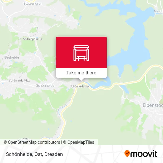 Карта Schönheide, Ost