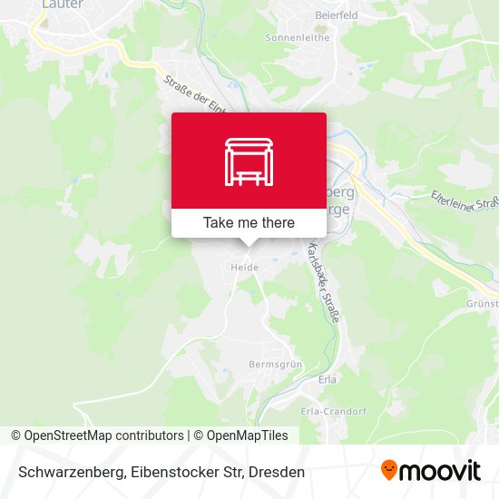 Карта Schwarzenberg, Eibenstocker Str
