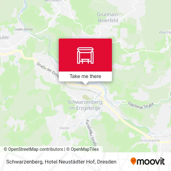 Карта Schwarzenberg, Hotel Neustädter Hof