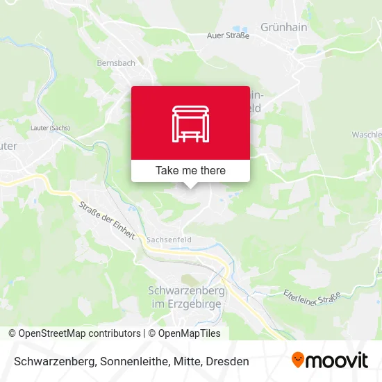 Карта Schwarzenberg, Sonnenleithe, Mitte