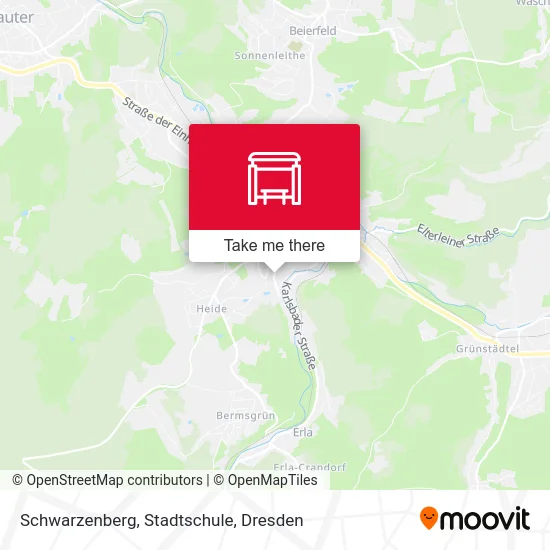 Карта Schwarzenberg, Stadtschule