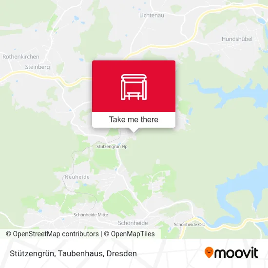 Карта Stützengrün, Taubenhaus