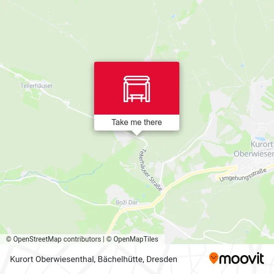 Карта Kurort Oberwiesenthal, Bächelhütte