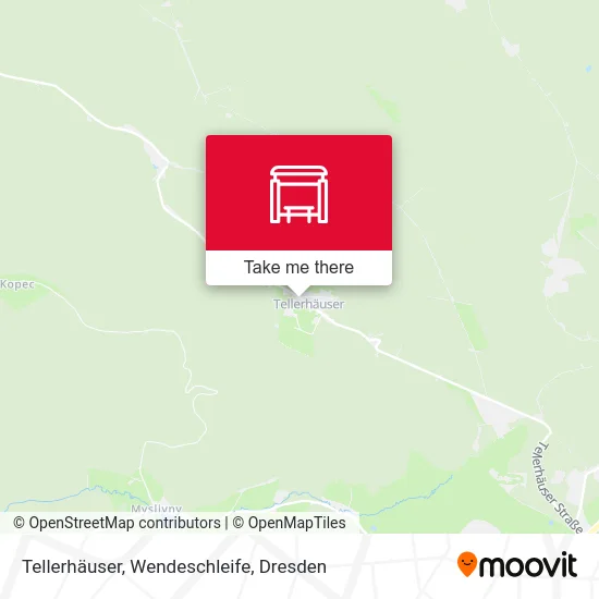 Карта Tellerhäuser, Wendeschleife