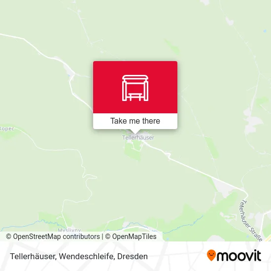 Карта Tellerhäuser, Wendeschleife
