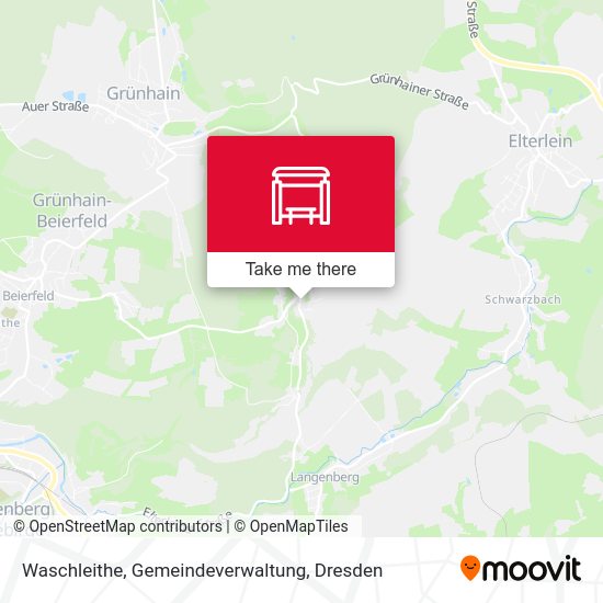 Карта Waschleithe, Gemeindeverwaltung