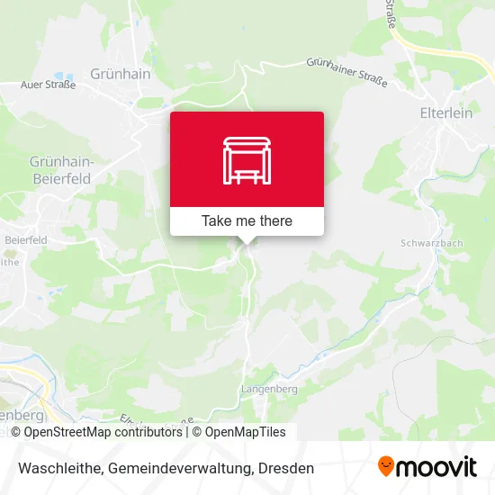 Карта Waschleithe, Gemeindeverwaltung