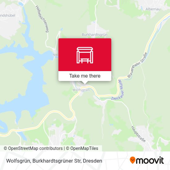 Карта Wolfsgrün, Burkhardtsgrüner Str