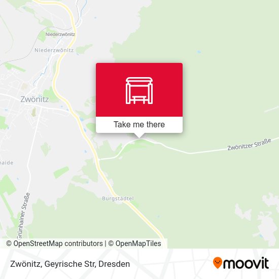 Карта Zwönitz, Geyrische Str