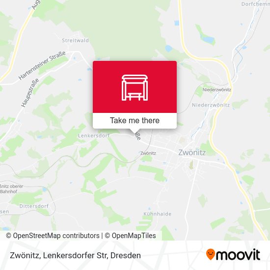 Карта Zwönitz, Lenkersdorfer Str