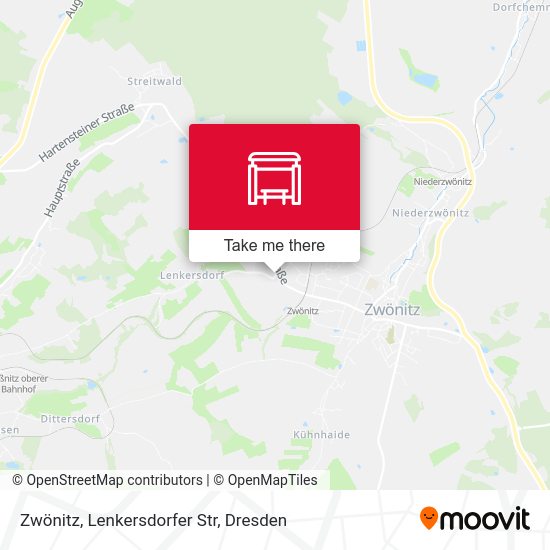 Карта Zwönitz, Lenkersdorfer Str