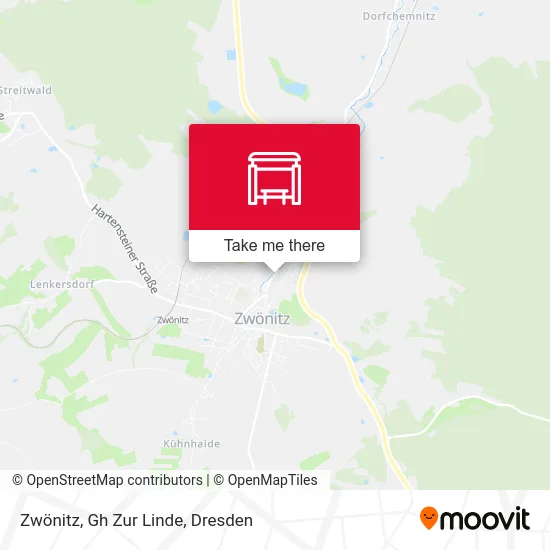 Карта Zwönitz, Gh Zur Linde