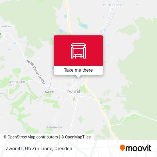 Карта Zwönitz, Gh Zur Linde