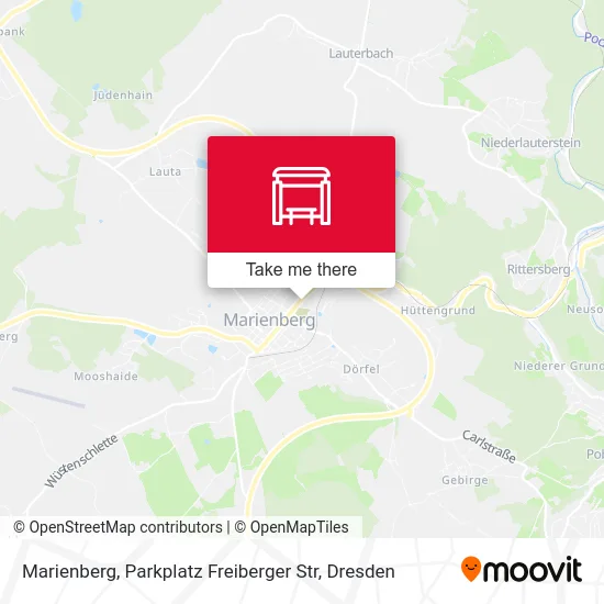 Карта Marienberg, Parkplatz Freiberger Str