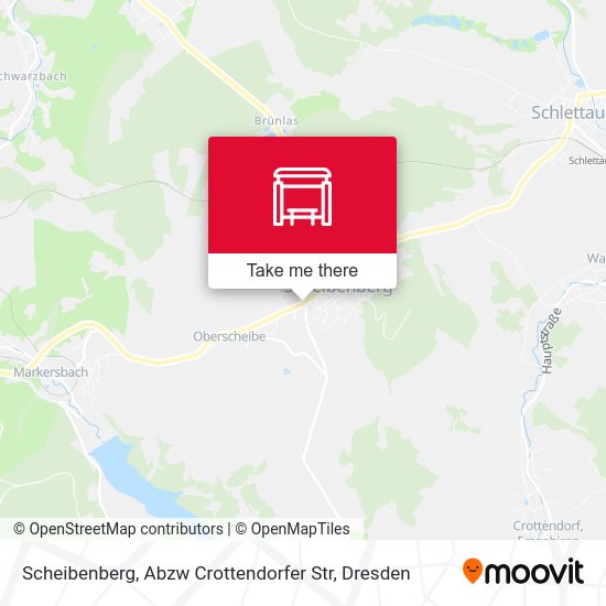Карта Scheibenberg, Abzw Crottendorfer Str