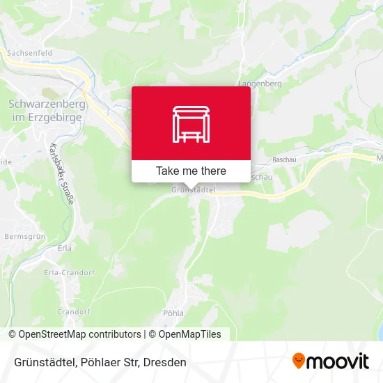 Карта Grünstädtel, Pöhlaer Str