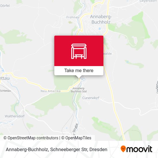 Карта Annaberg-Buchholz, Schneeberger Str