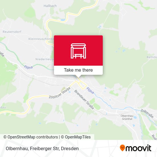 Карта Olbernhau, Freiberger Str