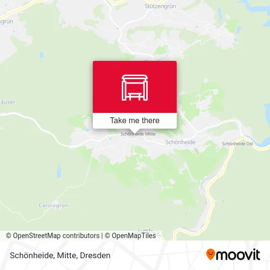 Карта Schönheide, Mitte