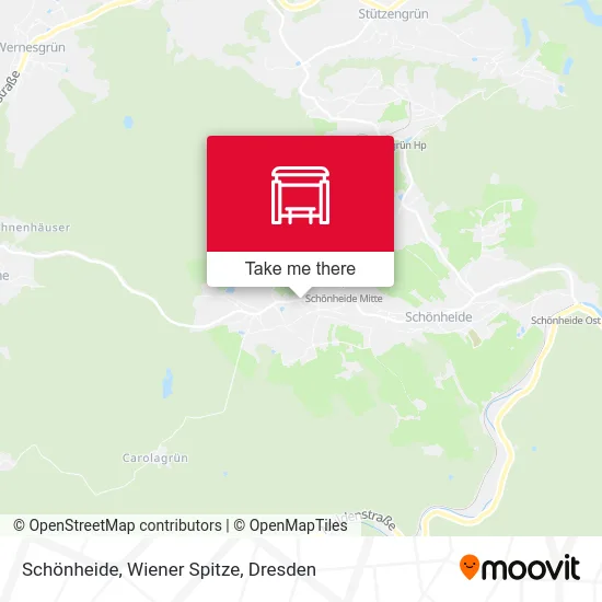 Карта Schönheide, Wiener Spitze