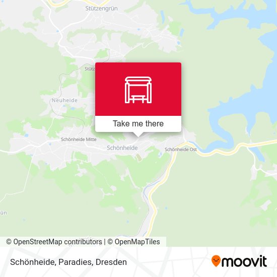 Карта Schönheide, Paradies