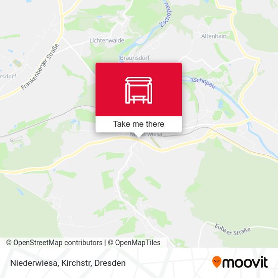 Карта Niederwiesa, Kirchstr