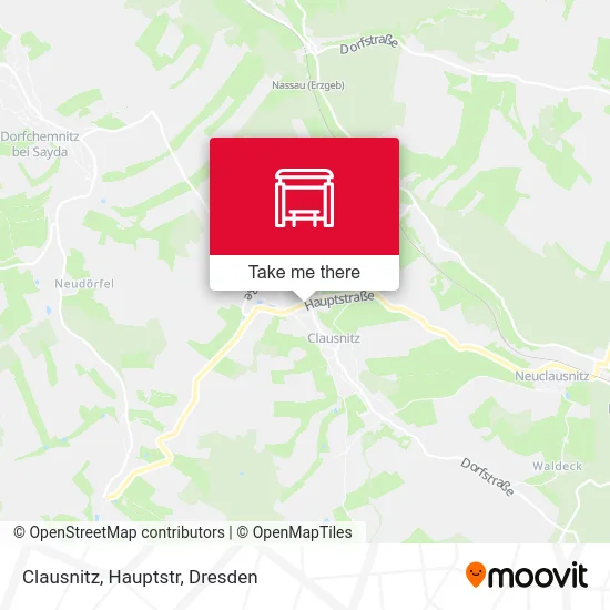 Карта Clausnitz, Hauptstr