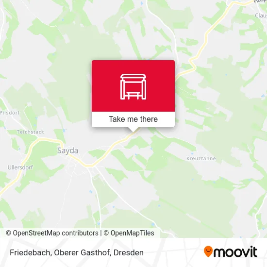 Карта Friedebach, Oberer Gasthof