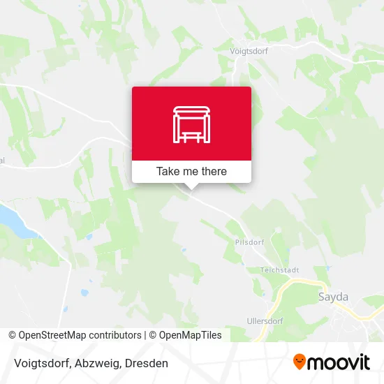 Карта Voigtsdorf, Abzweig