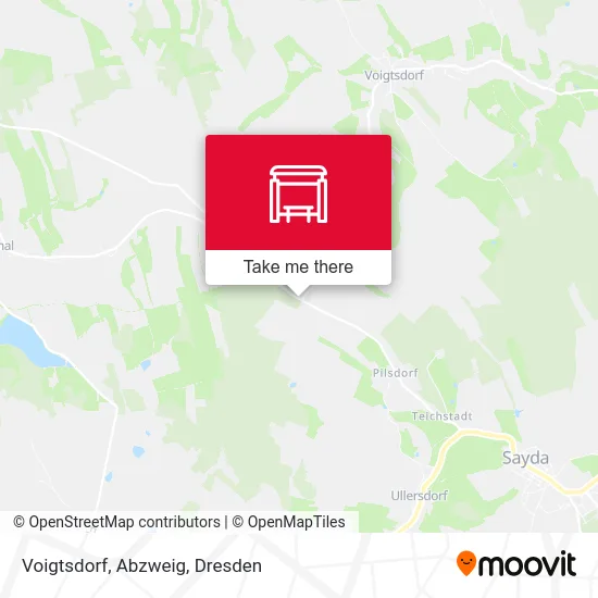 Карта Voigtsdorf, Abzweig