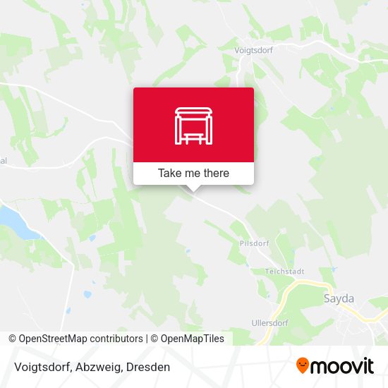 Карта Voigtsdorf, Abzweig
