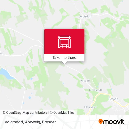 Карта Voigtsdorf, Abzweig