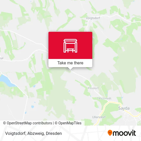 Карта Voigtsdorf, Abzweig