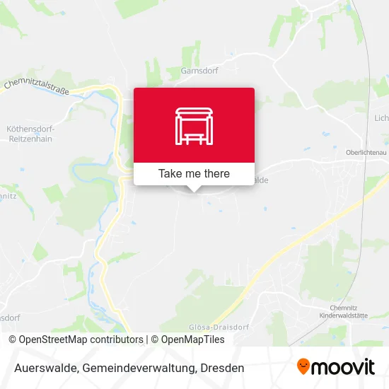 Карта Auerswalde, Gemeindeverwaltung