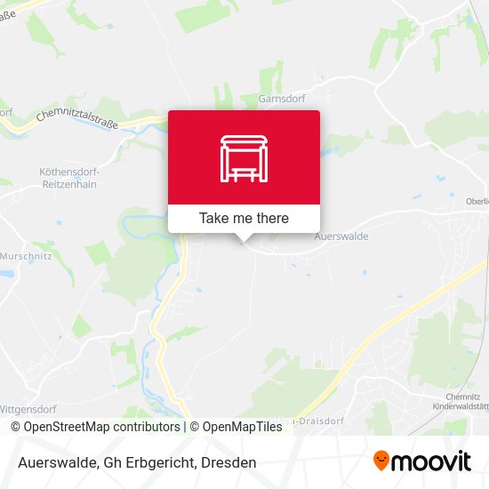 Карта Auerswalde, Gh Erbgericht